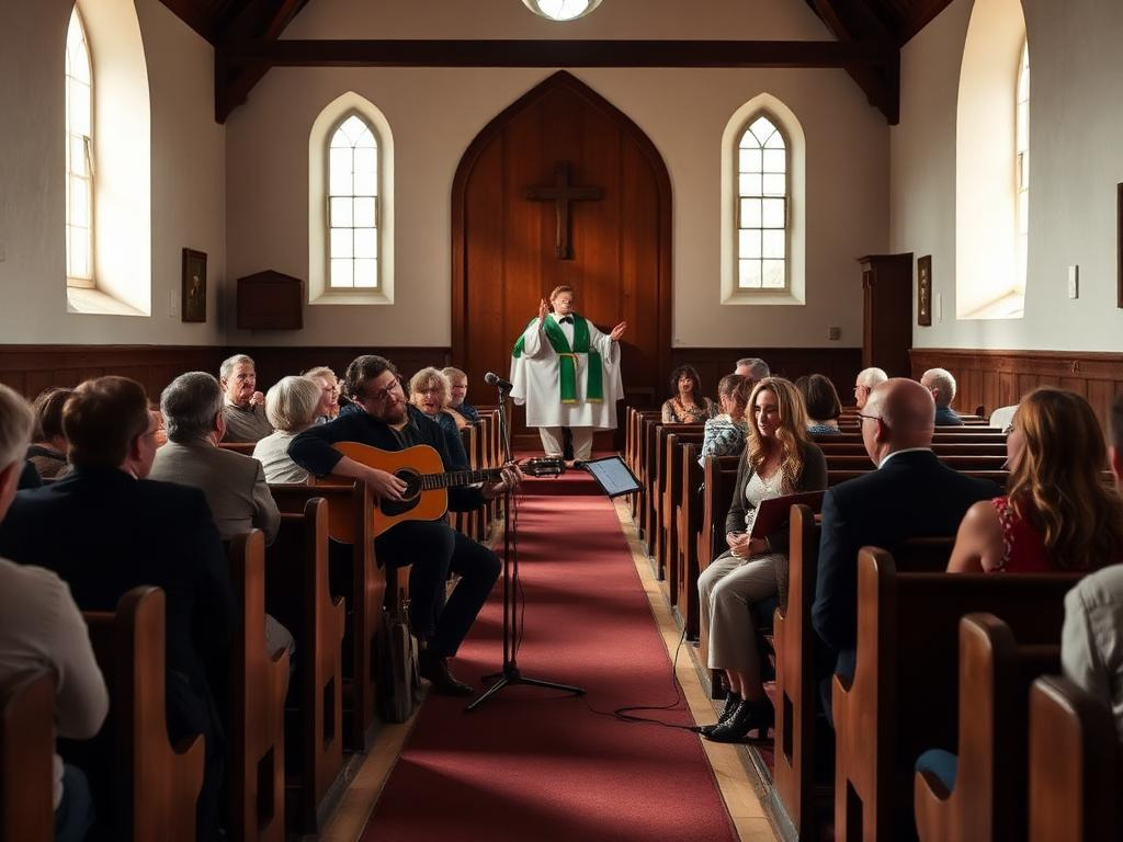 Taufe in der Dorfkirche, ein Lied für die Patin