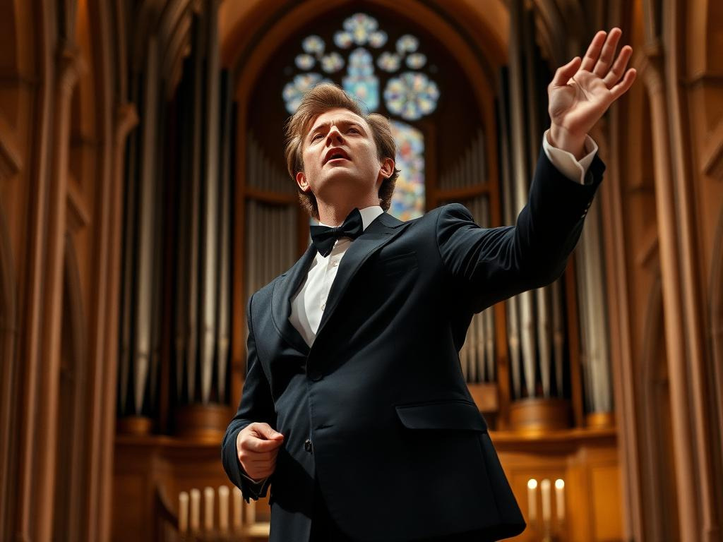 „Panis Angelicus“ mit der Orgel im Rücken